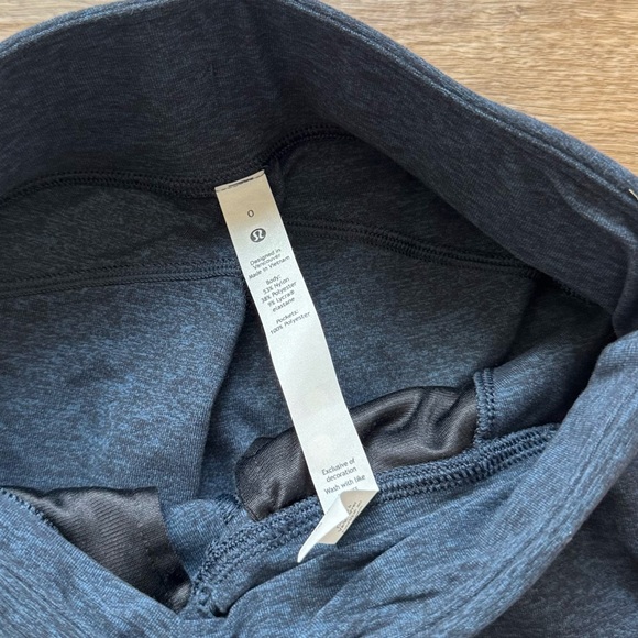 Lululemon Ready to Rulu Jogger Crop Pants Heathered/Black True Navy Size 0 - Picture 10 of 10